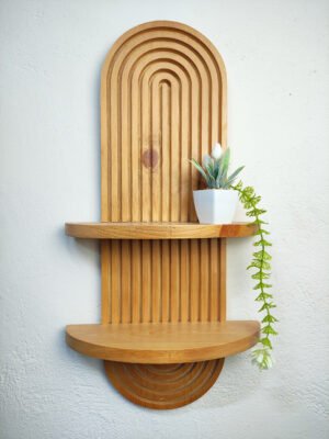 Wooden Wall Shelf Arch